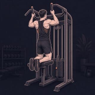 Assisted Pull-up Machine exercise demonstration