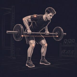 Barbell Row exercise demonstration