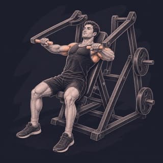 Incline Machine Press exercise demonstration