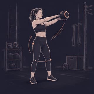 Kettlebell Swing exercise demonstration