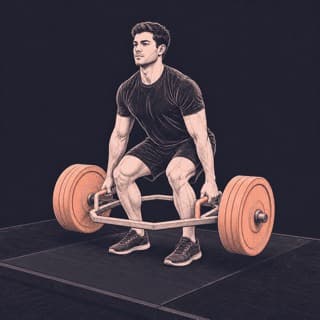 Trap Bar Deadlift exercise demonstration